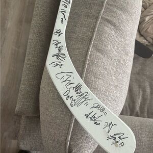 NHL NJ Devils Autographed Hockey Stick
